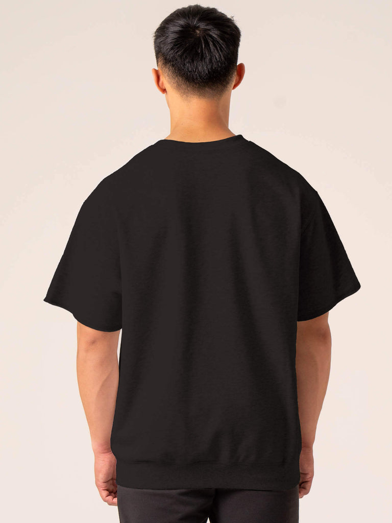 Emerge Fleece T-Shirt - Faded Black