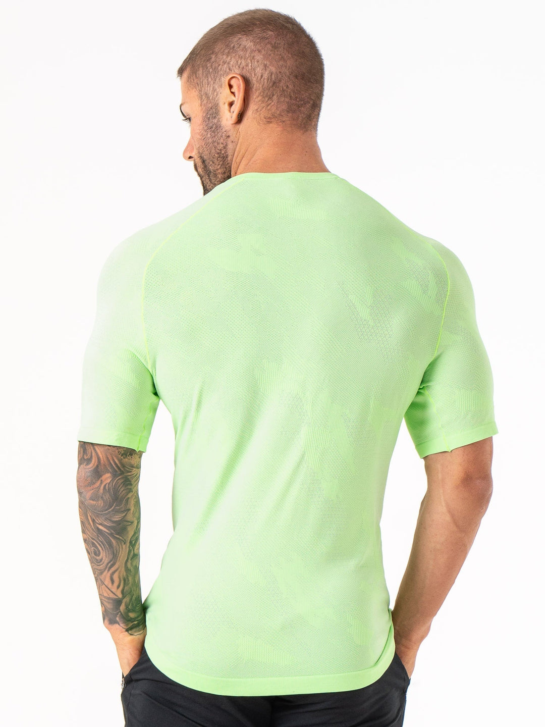 Aero Core Seamless T-Shirt - Lime Clothing Ryderwear 