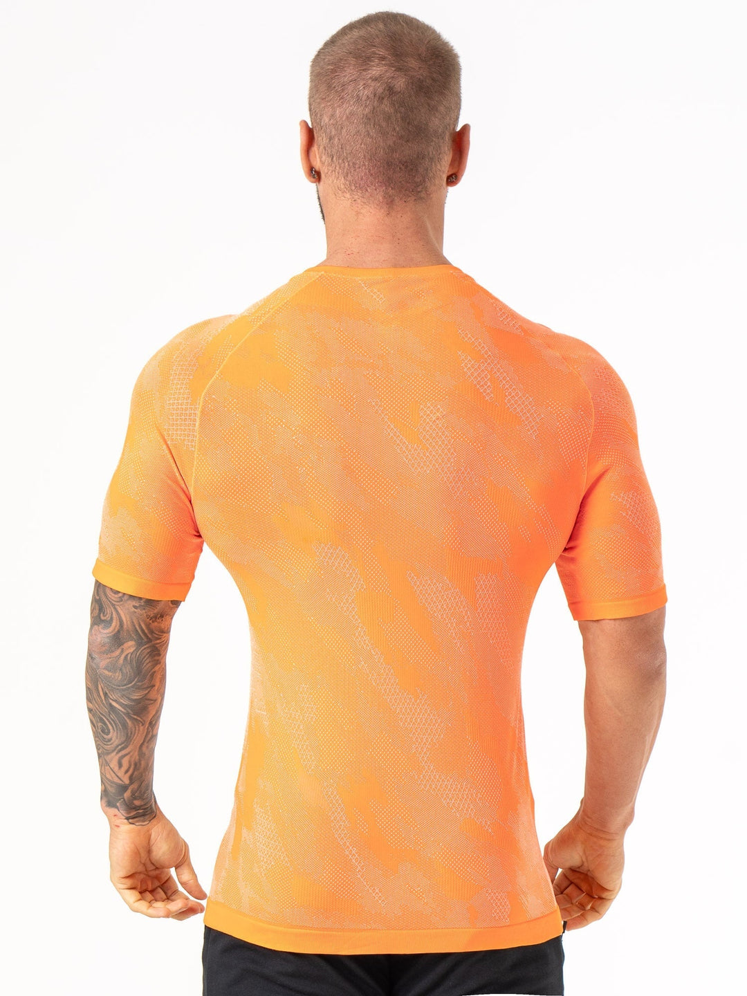 Aero Core Seamless T-Shirt - Orange Clothing Ryderwear 