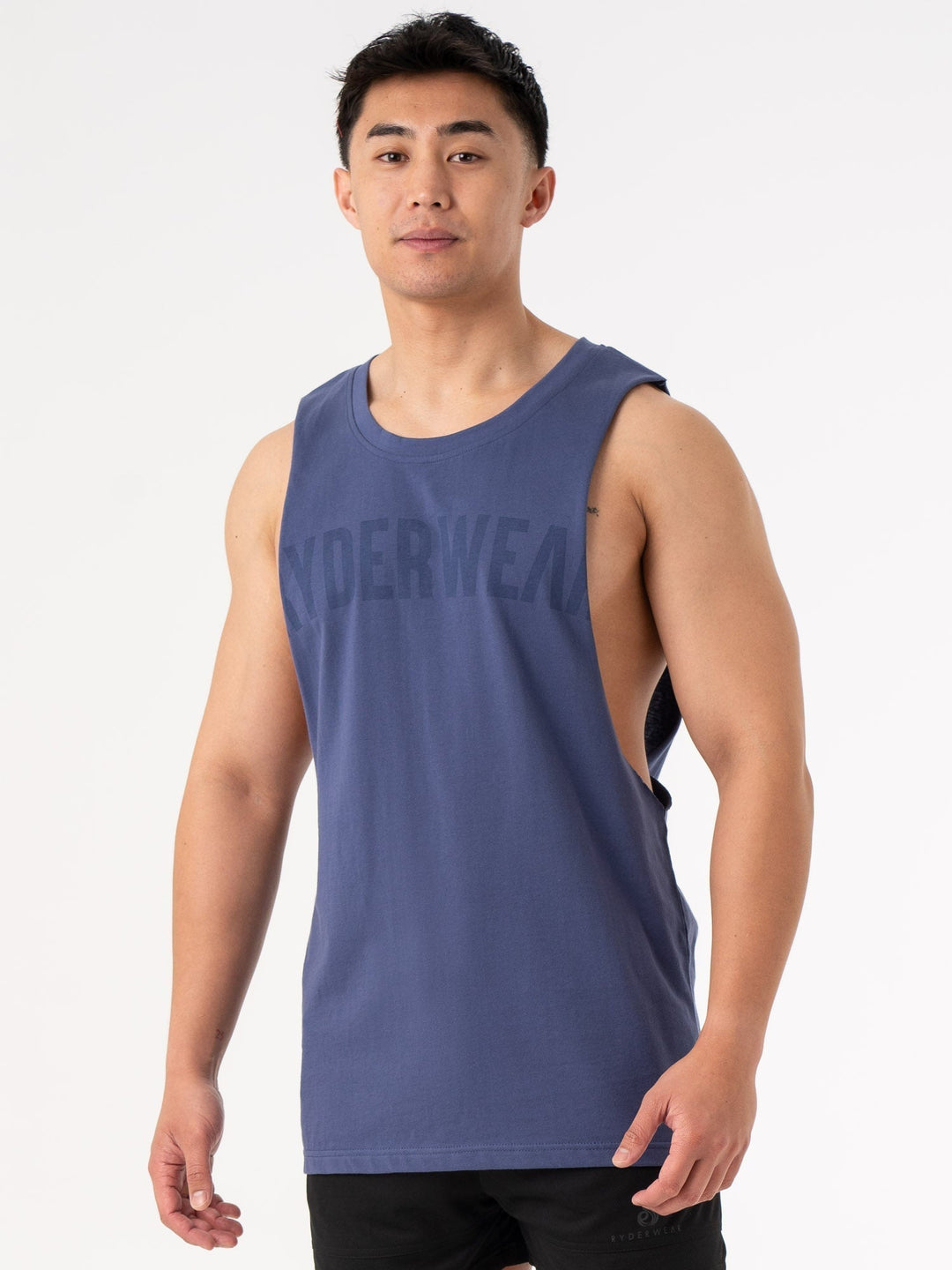 Baller Tank - Navy Clothing Ryderwear 