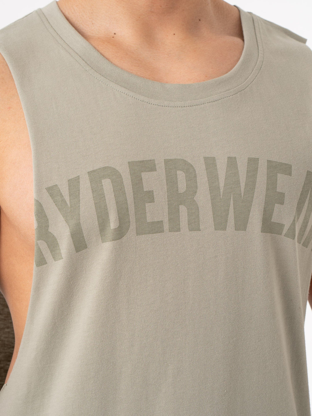 Baller Tank - Sage Green Clothing Ryderwear 