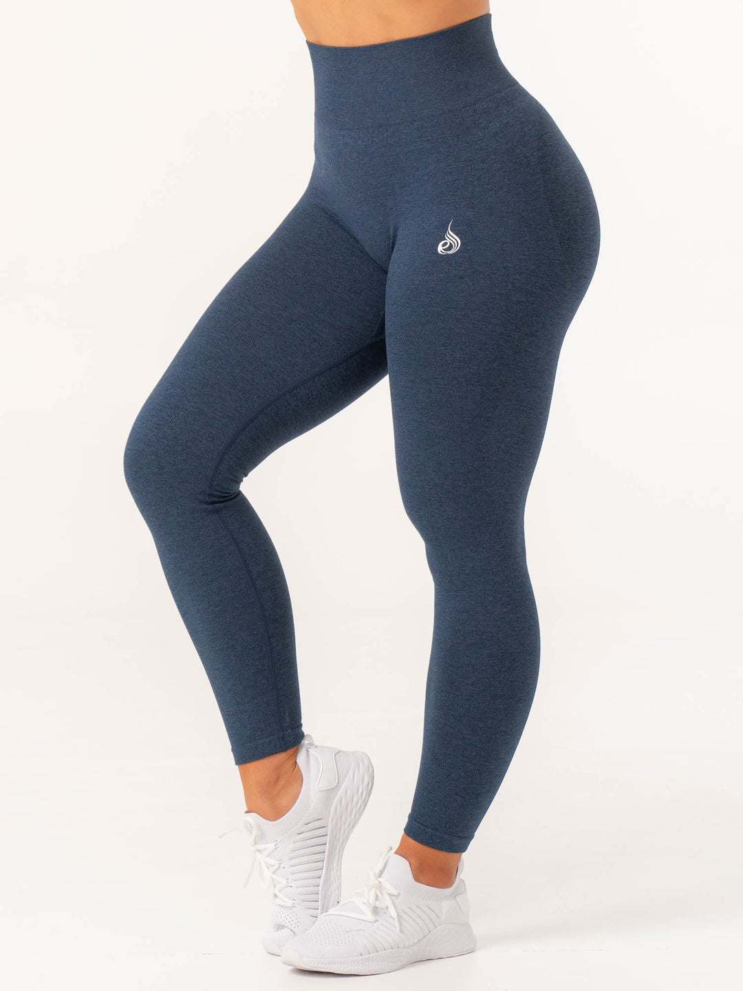 Contour Seamless Leggings - Navy Marl Clothing Ryderwear 