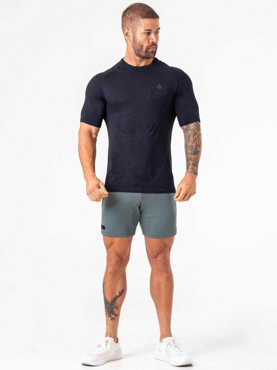 Endurance Track Shorts - Fern Green Clothing Ryderwear 