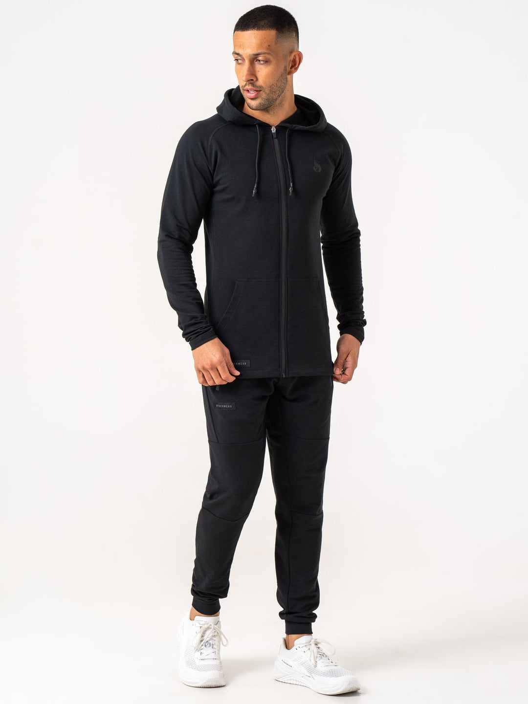 Endurance Zip Up Jacket - Black Clothing Ryderwear 