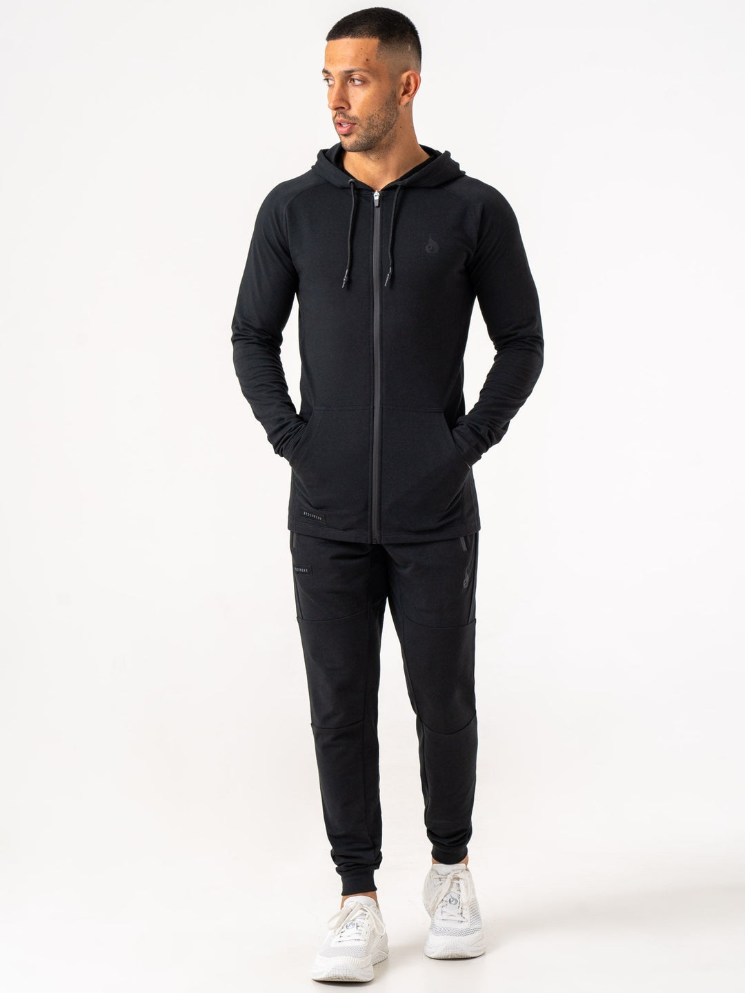 Endurance Zip Up Jacket - Black Clothing Ryderwear 