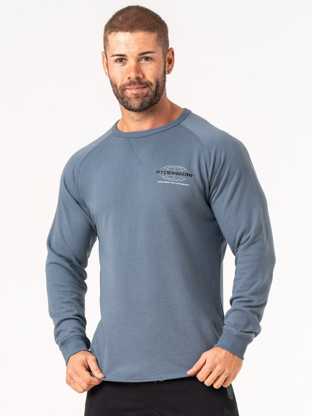 Energy Crew Neck - Petrol Clothing Ryderwear 