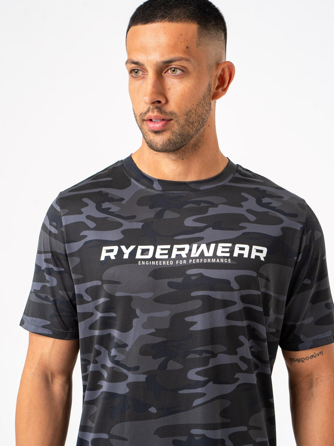 Energy T-Shirt - Black Camo Clothing Ryderwear 