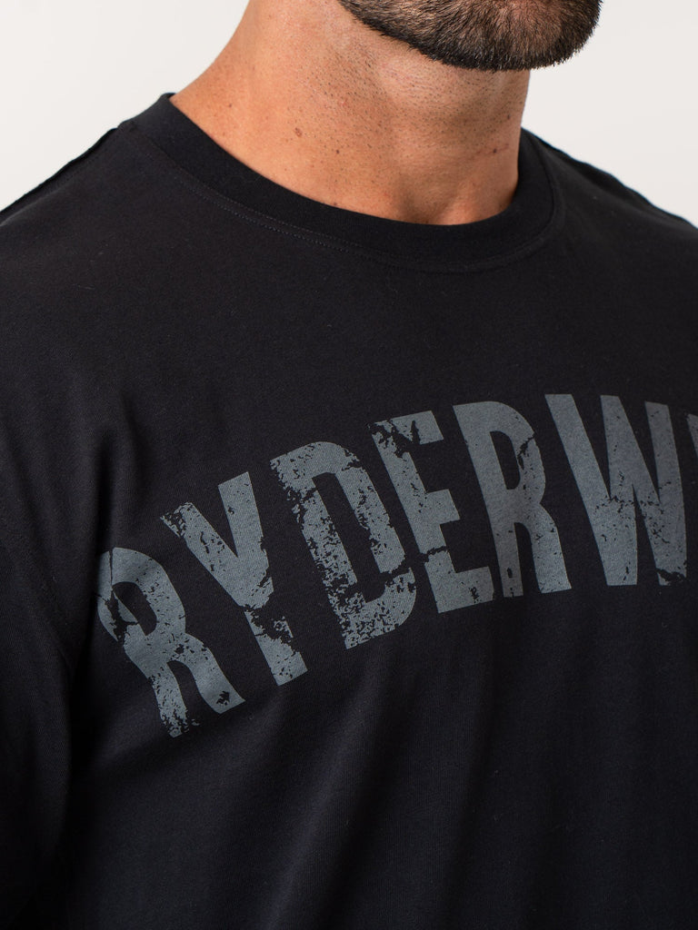 Force Oversized T-Shirt - Black - Ryderwear