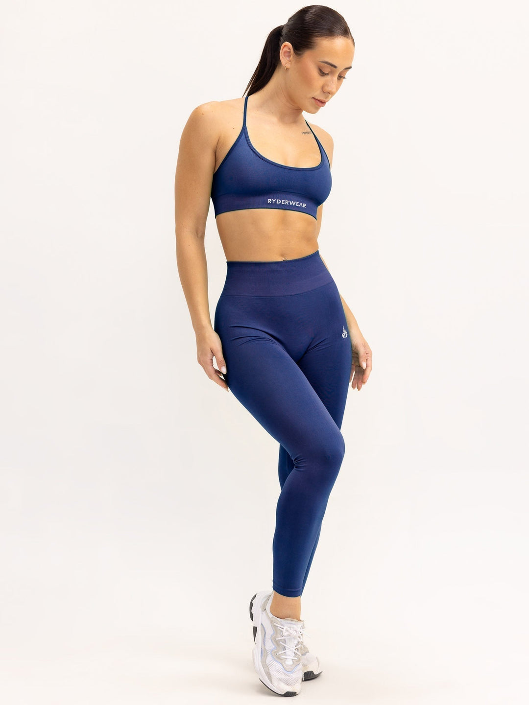 Lift 2.0 BBL Seamless Leggings - Navy Clothing Ryderwear 