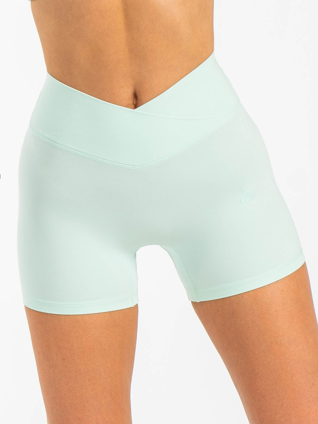 NKD Cross Waist Band Shorts - Cool Mint Clothing Ryderwear 