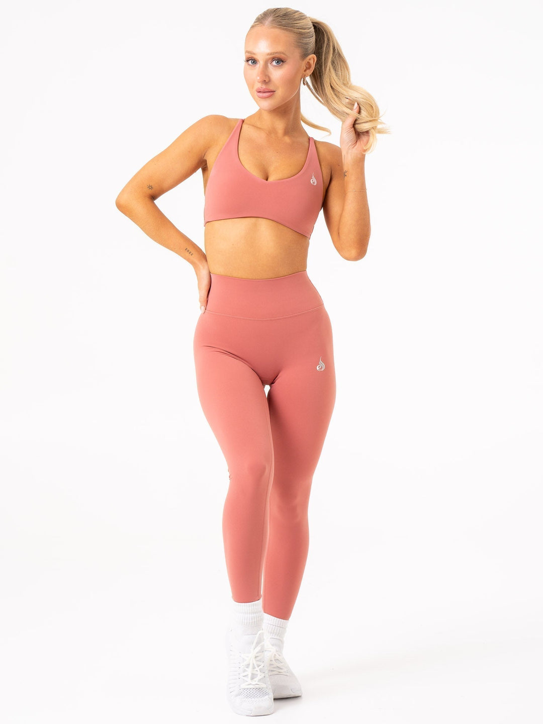 NKD Embody Sports Crop - Dusty Pink Clothing Ryderwear 