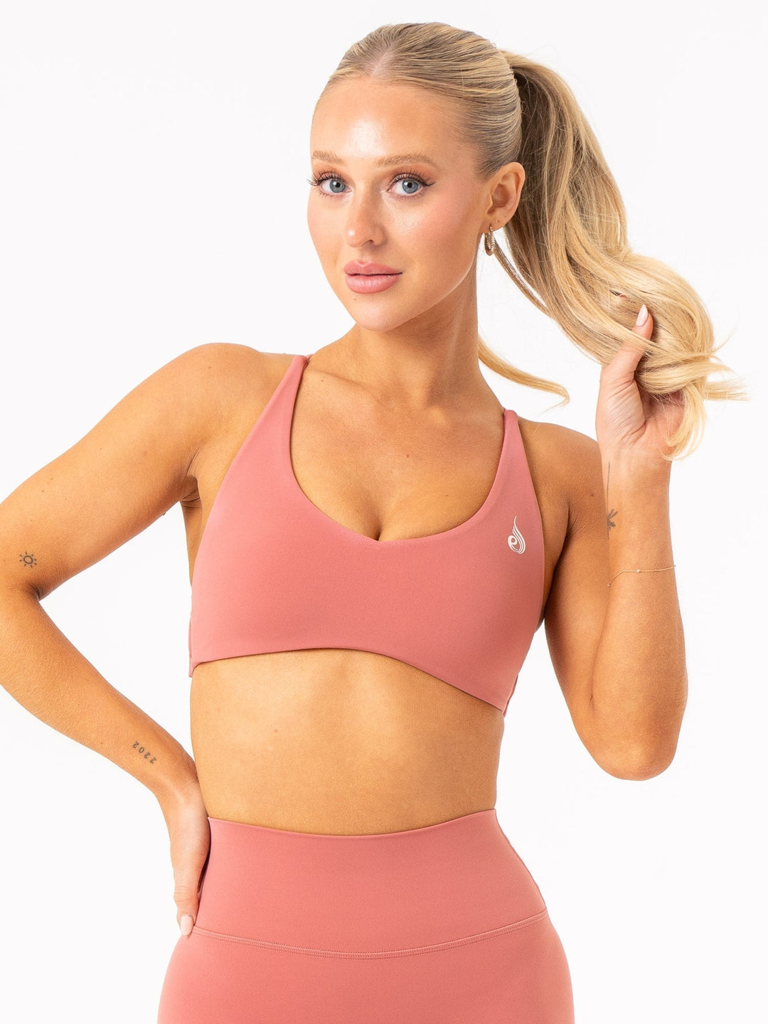 NKD Embody Sports Crop - Dusty Pink Clothing Ryderwear 