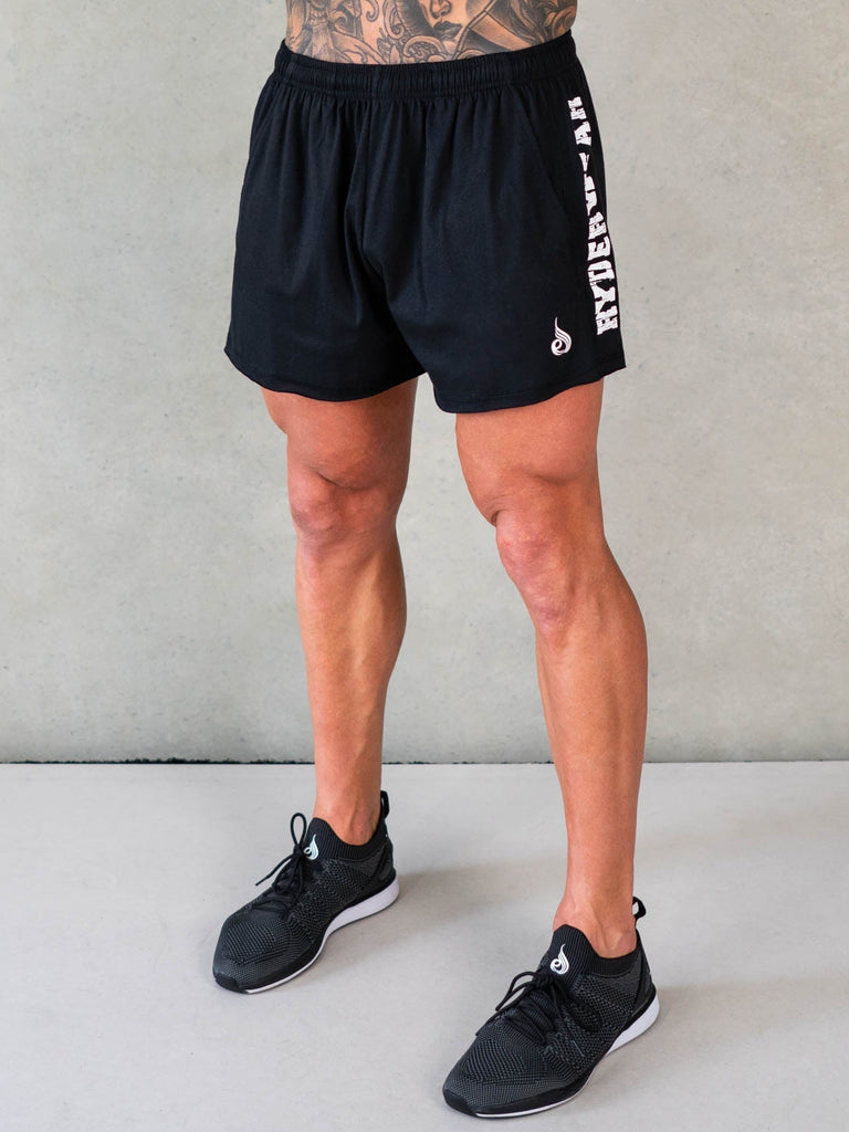 Octane Arnie Shorts - Faded Black - Ryderwear