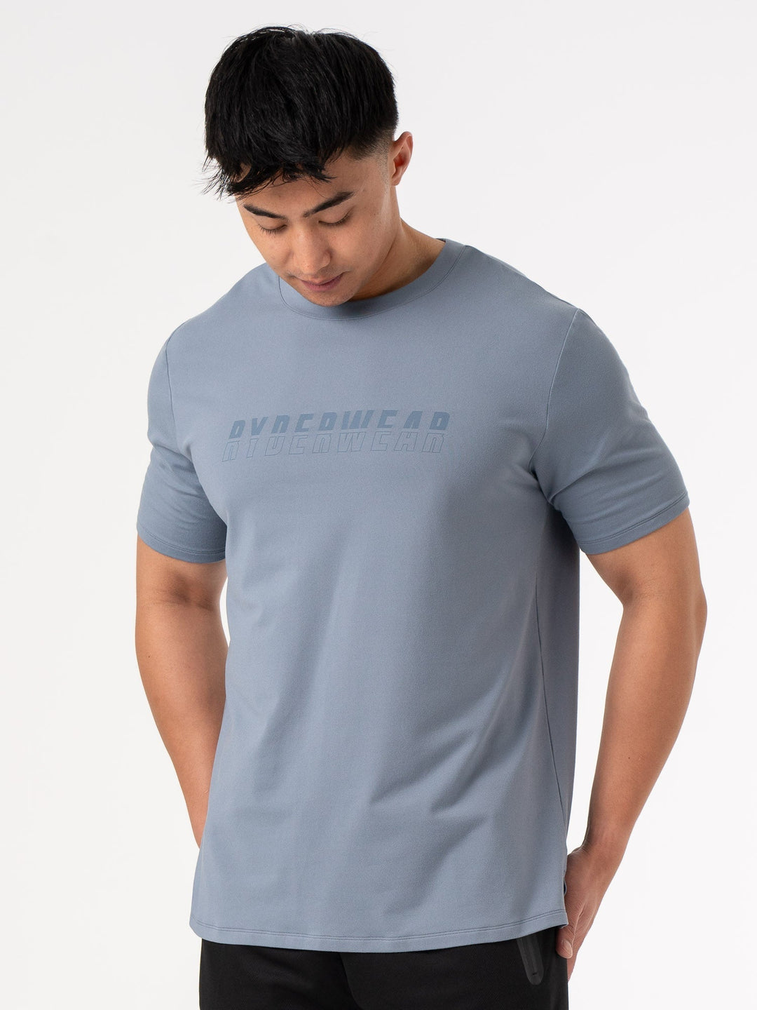 Soft Tech Regular T-Shirt - Denim Blue Clothing Ryderwear 