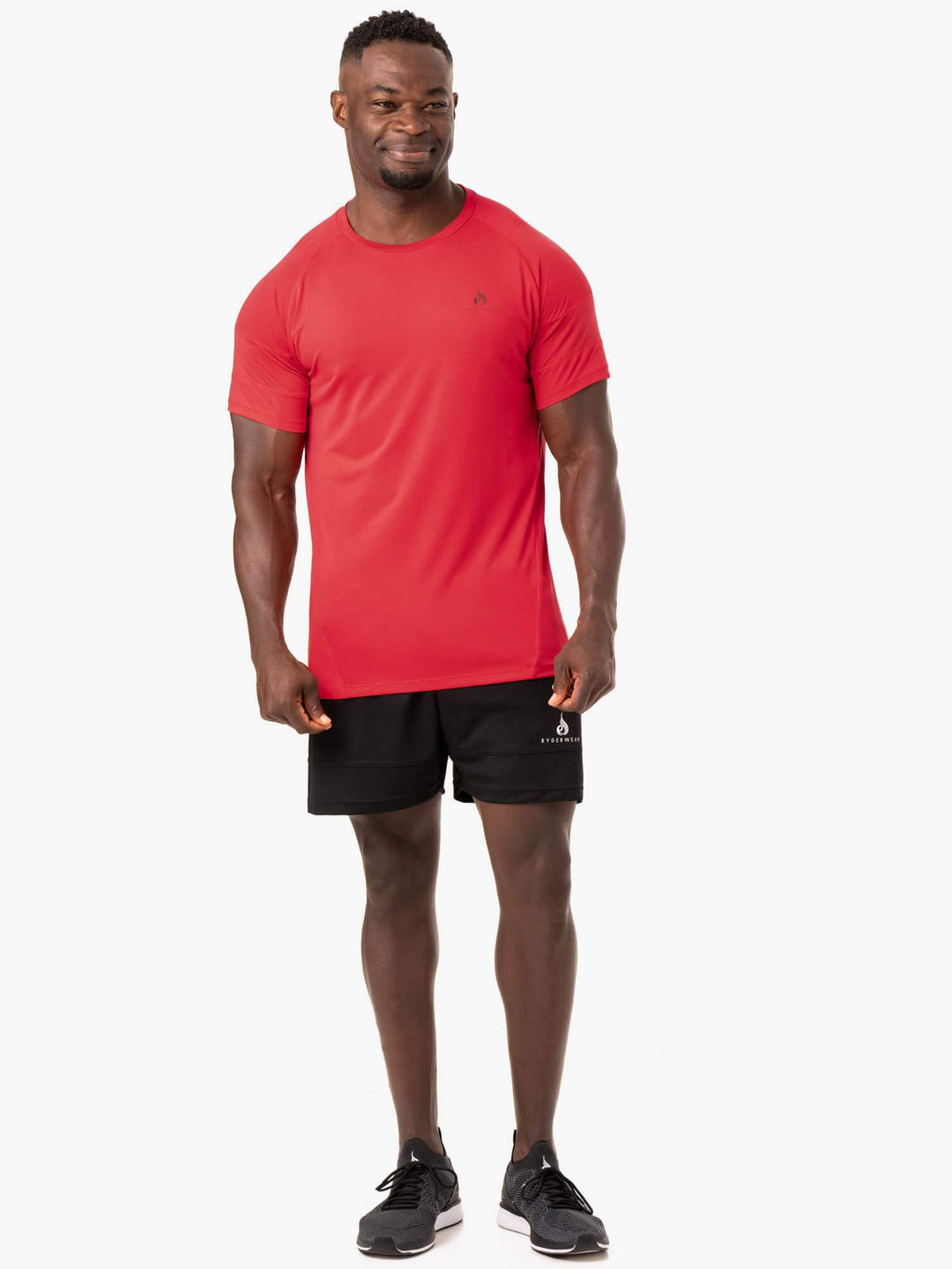 Action Mesh T-Shirt - Red Clothing Ryderwear 