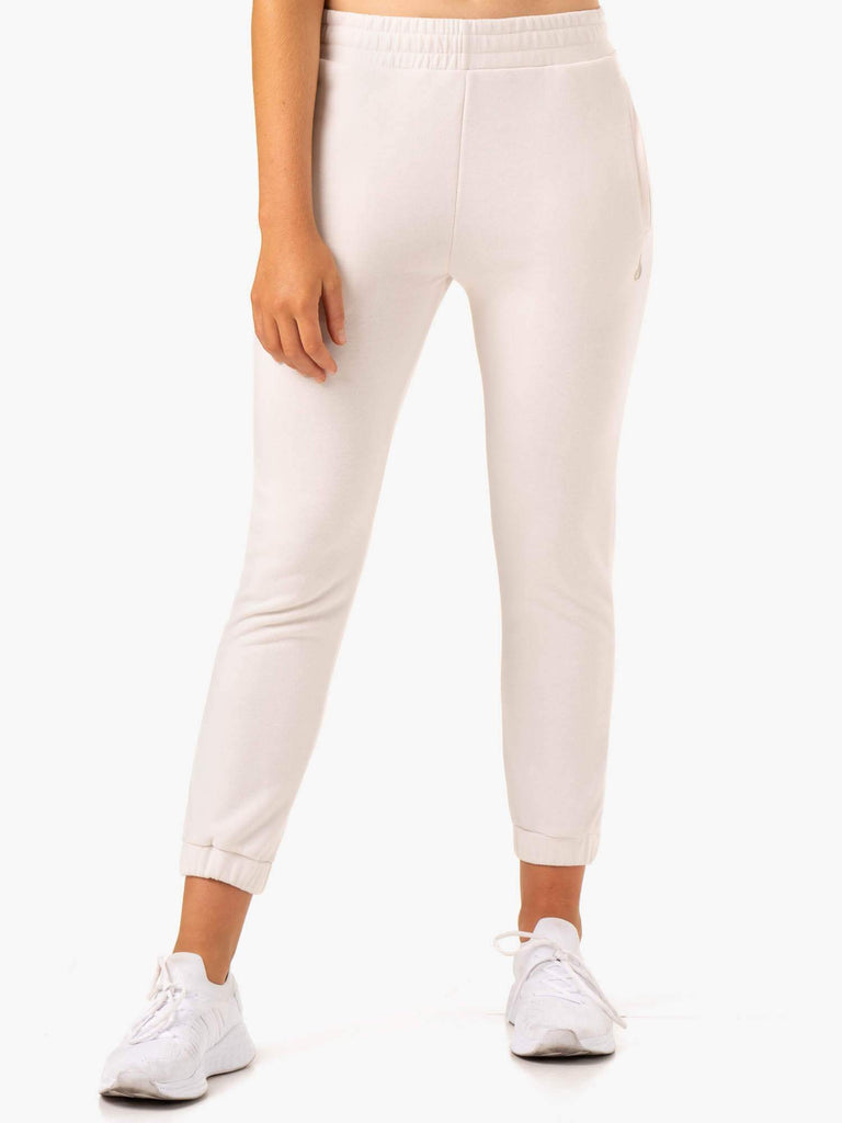 Adapt Track Pants - Ivory - Ryderwear