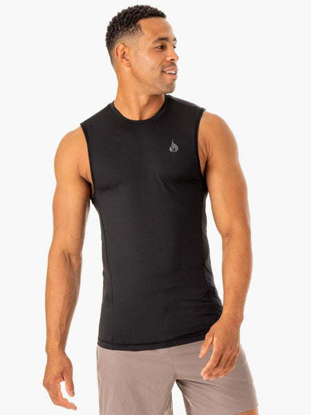 Division Base Layer Tank - Black - Ryderwear