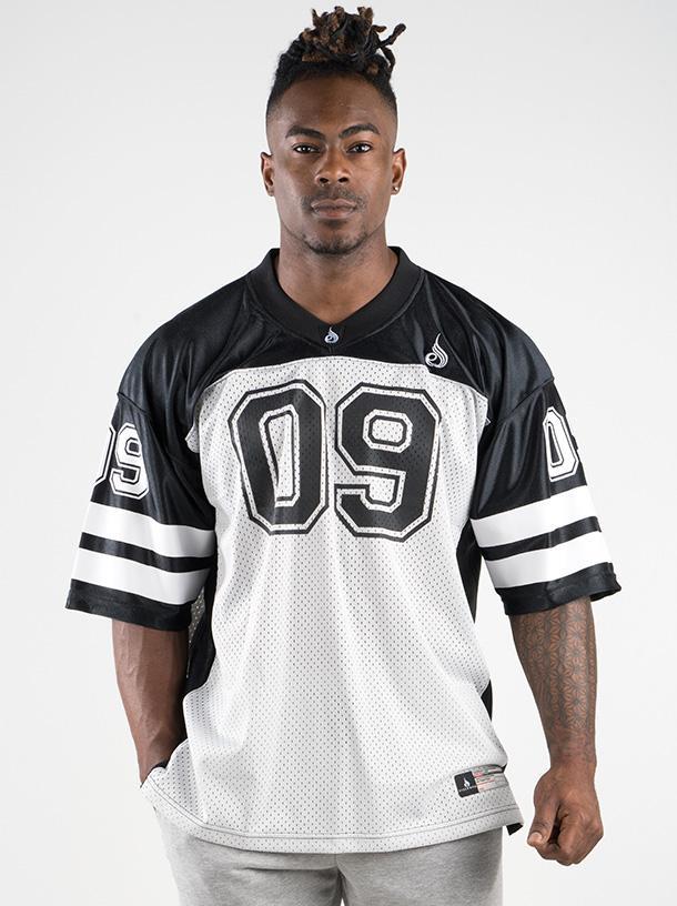 Mens Varsity Jersey - Black/Grey Clothing Ryderwear 