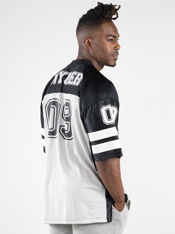 Mens Varsity Jersey - Black/Grey Clothing Ryderwear 