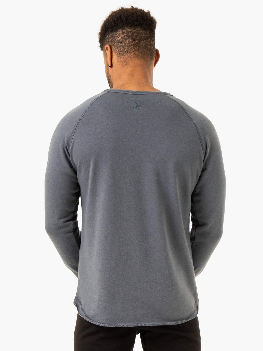 Overdrive Crew Neck - Steel Blue Clothing Ryderwear 