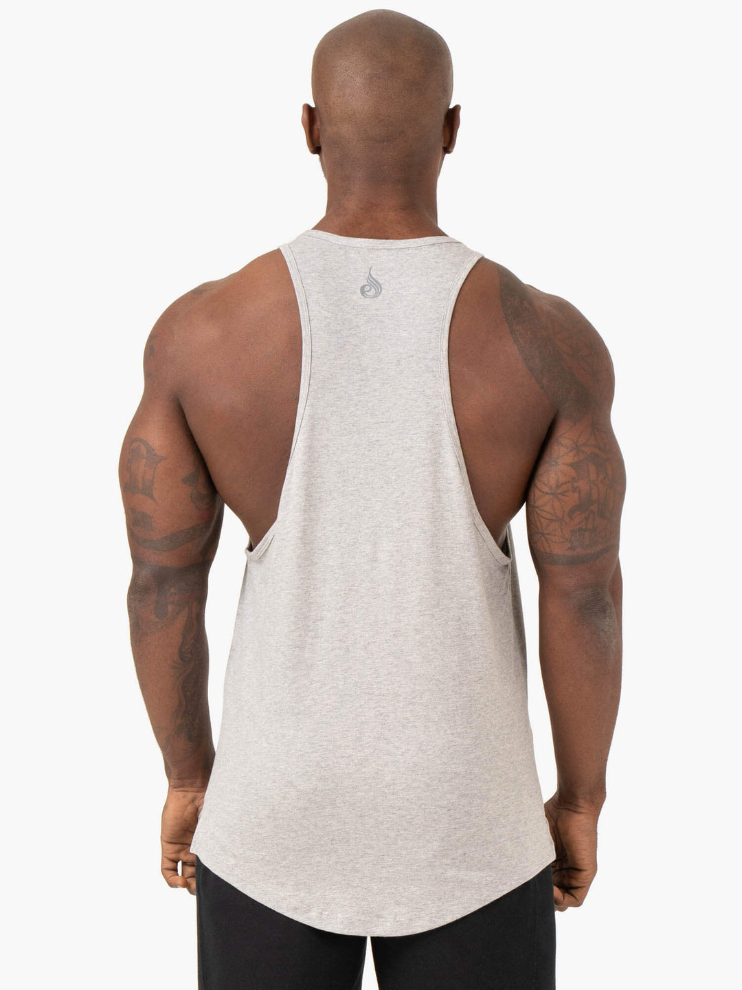 Pursuit Baller Tank - Light Grey Marl Clothing Ryderwear 