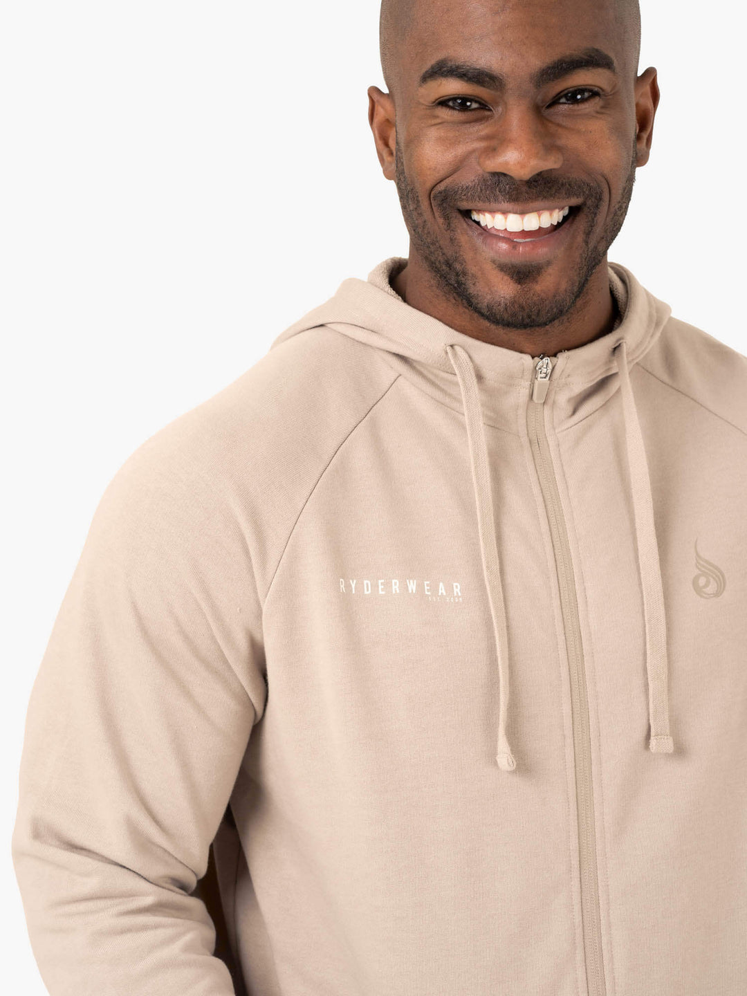 Pursuit Zip Up Hoodie - Sand Clothing Ryderwear 