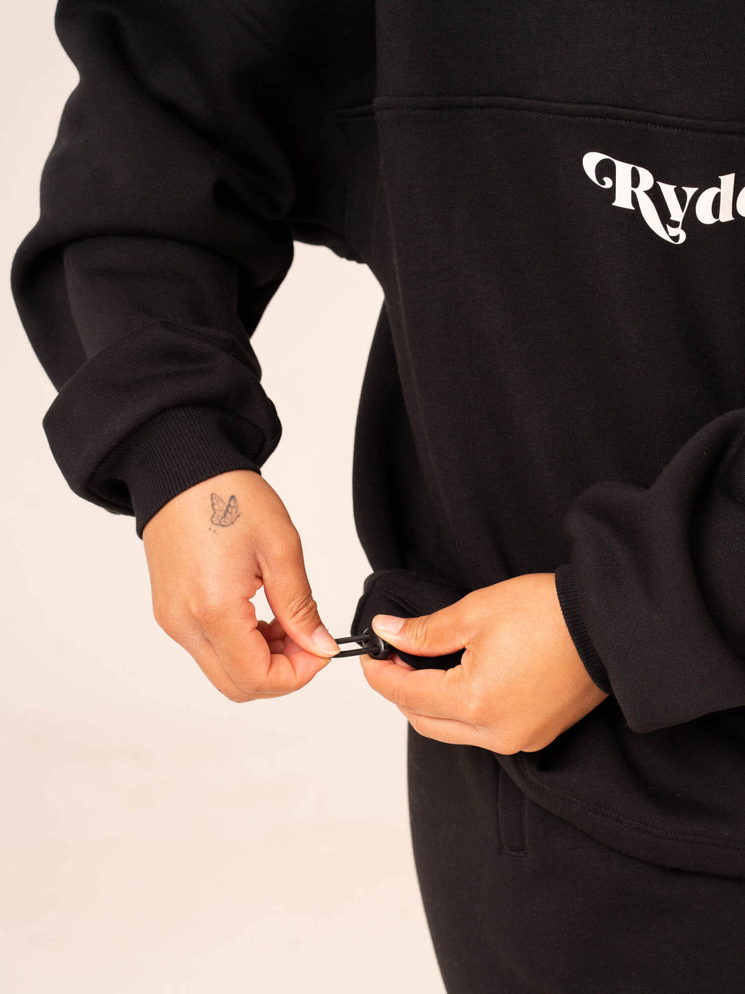 Reserve Half Zip Jumper - Black Clothing Ryderwear 