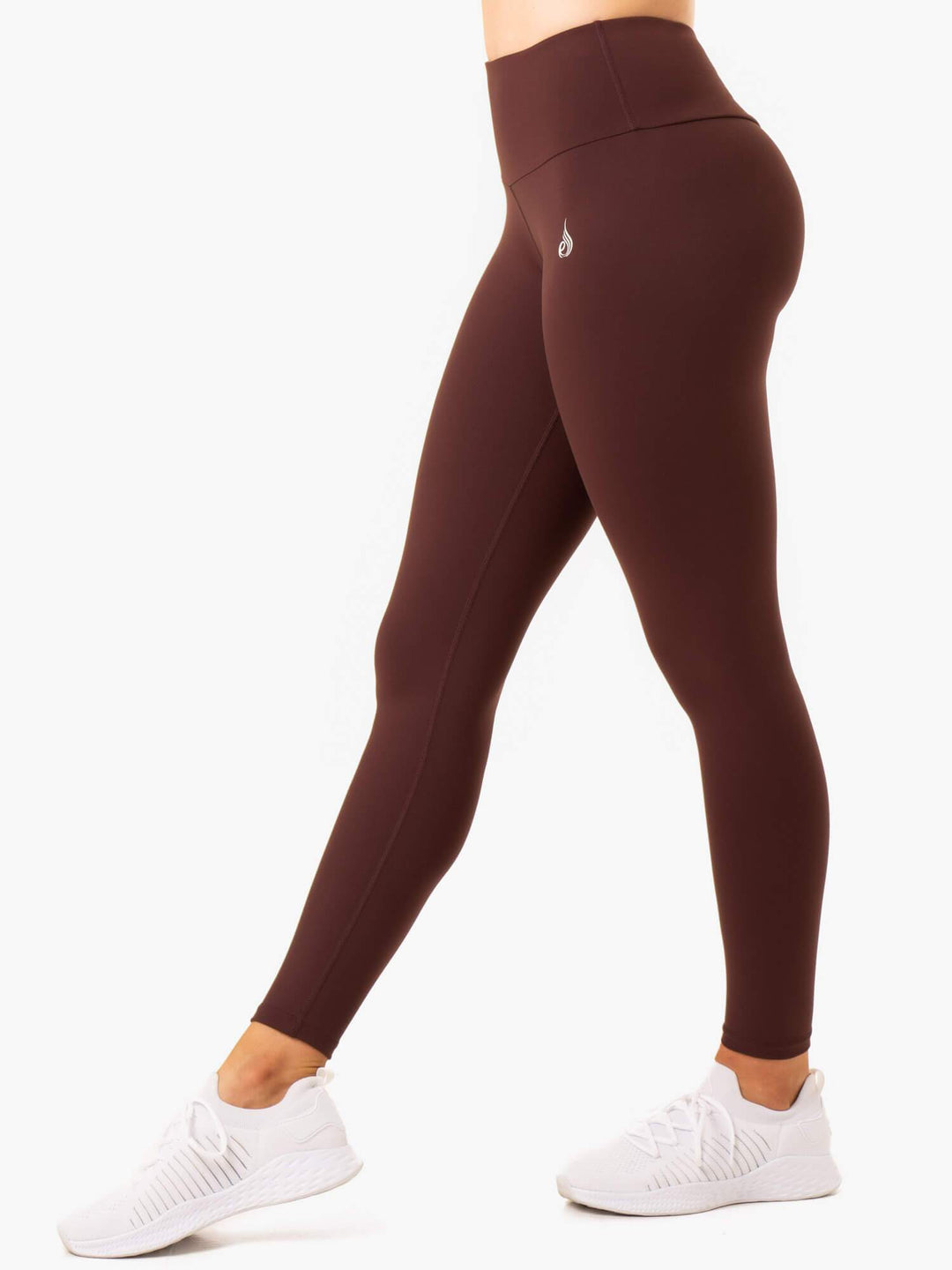 Staples Scrunch Bum Leggings - Chocolate Clothing Ryderwear 